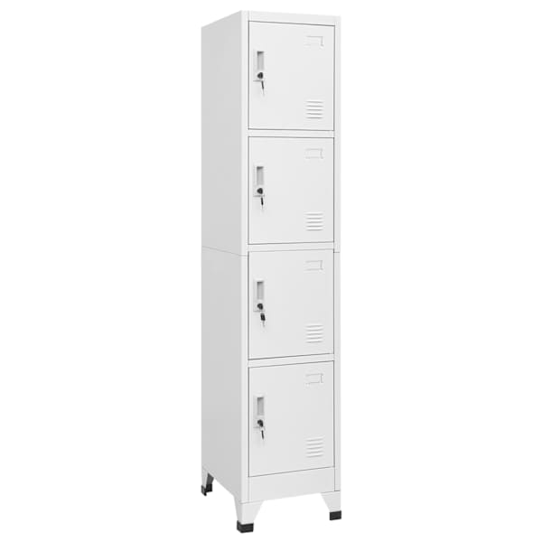 vidaXL lukustatav hoiukapp 4 sektsiooniga 38 x 45 x 180 cm