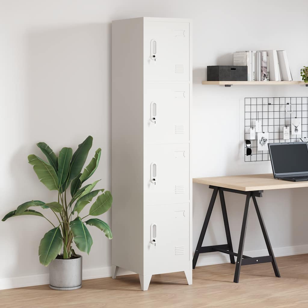 vidaXL Dulap vestiar cu 4 compartimente 38x45x180 cm