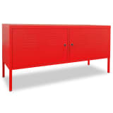 vidaXL TV Cabinet 46.5"x15.7"x23.6" Red