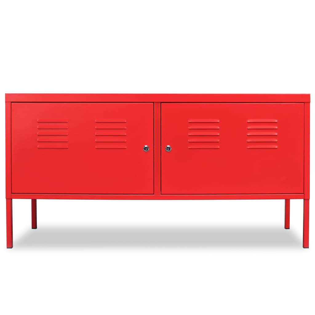 vidaXL Tv-meubel 118x40x60 cm rood