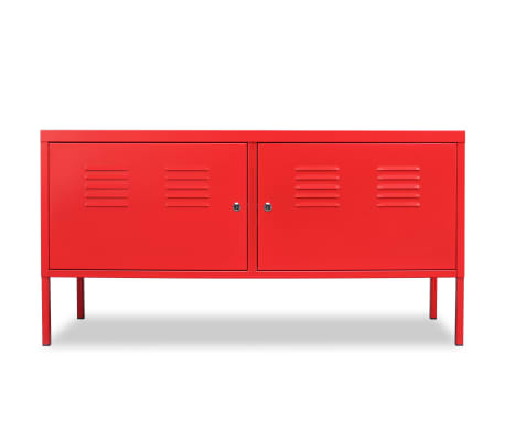 vidaXL TV Cabinet 118x40x60 cm Red