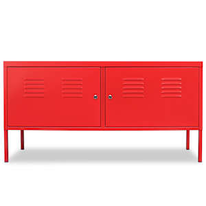 vidaXL Meuble de t&eacute;l&eacute;viseur 118 x 40 x 60 cm Rouge