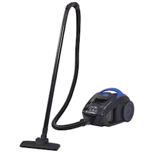 vidaXL Cikloninis dulkių siurblys, grind./kilim., be mai&scaron;elių, mėlynas