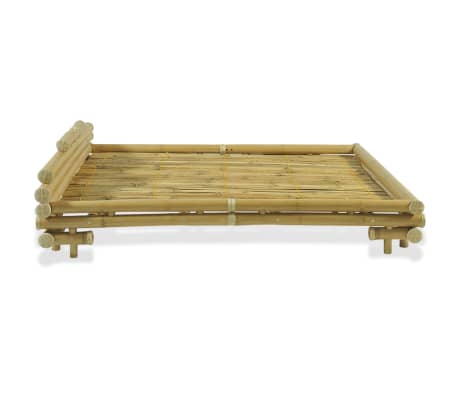 vidaXL Bed Frame Bamboo 180x200 cm 6FT Super King