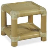 vidaXL Nachttisch 40x40x40 cm Bambus Natur