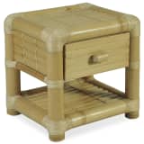 vidaXL Nachttisch 45x45x40 cm Bambus Natur