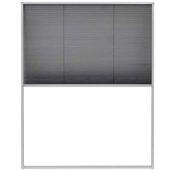 vidaXL plisseeritud putukav&otilde;rk aknale, alumiinium, 80 x 100 cm