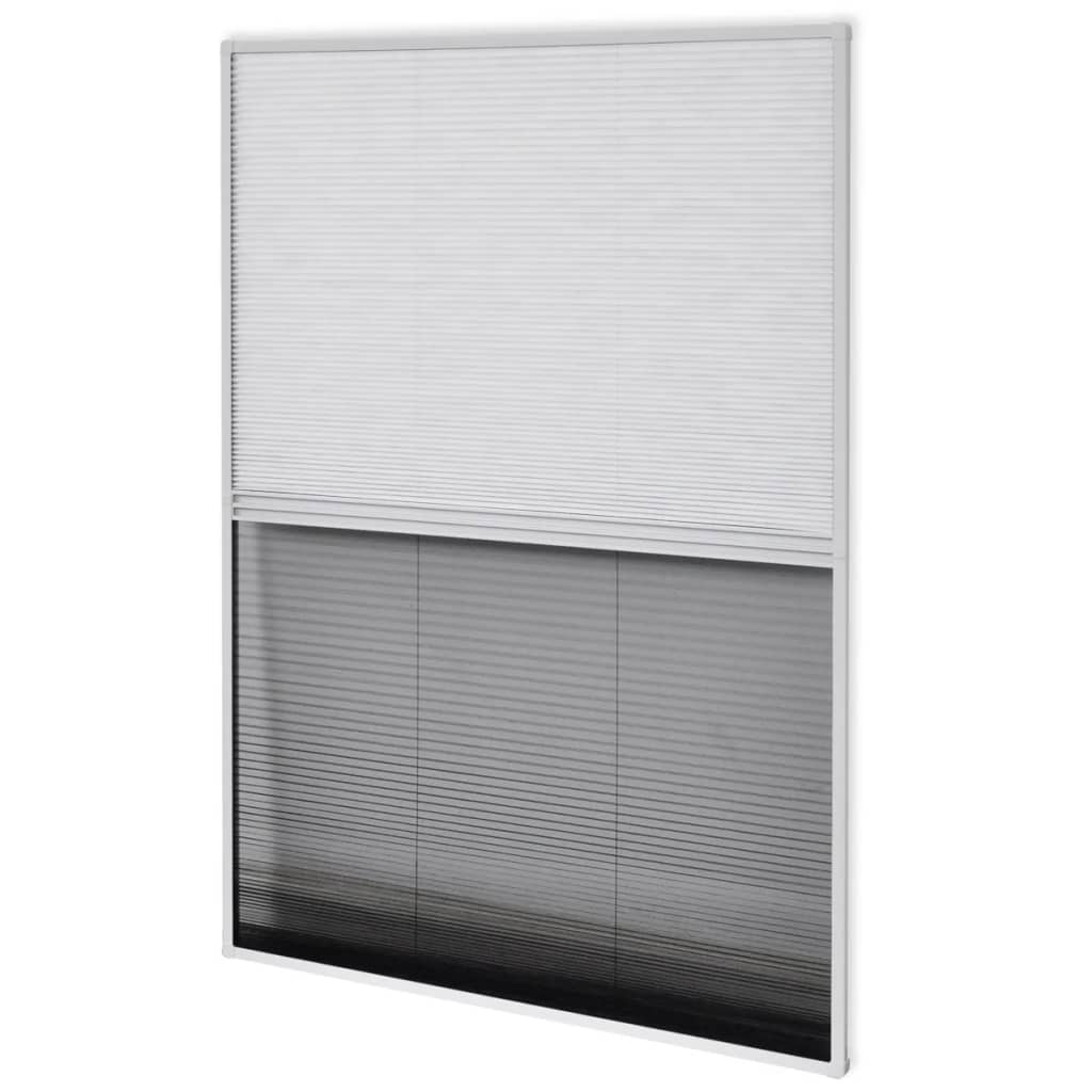 

vidaXL Plisse Insect Screen for Window Aluminum 23.6"x31.5" with Shade