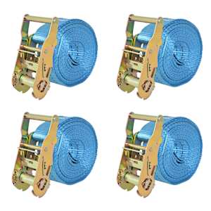 Tovorni vezni trak 4 kosi 2 toni 6mx38mm modre barve