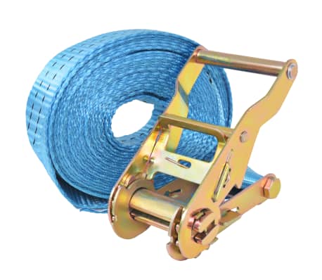 vidaXL Spanbanden 2 ton 6mx38mm blauw 4 st