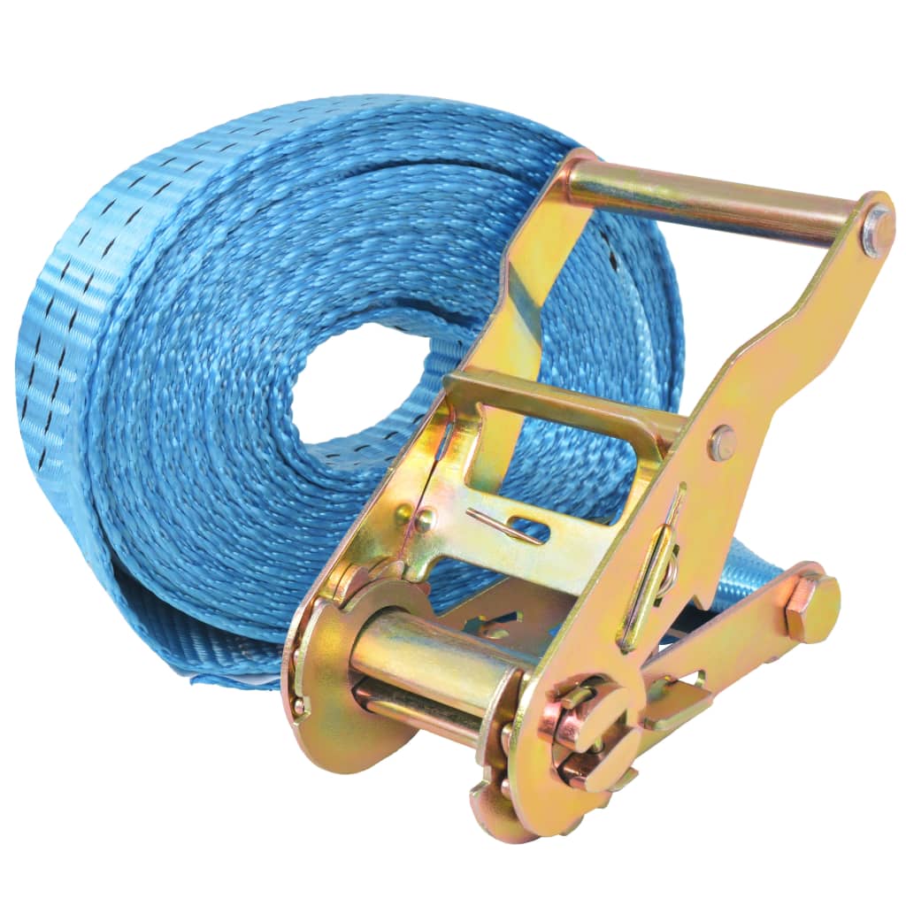 vidaXL 10 db kék racsnis spanifer, 2 tonna 6 m x 38 mm