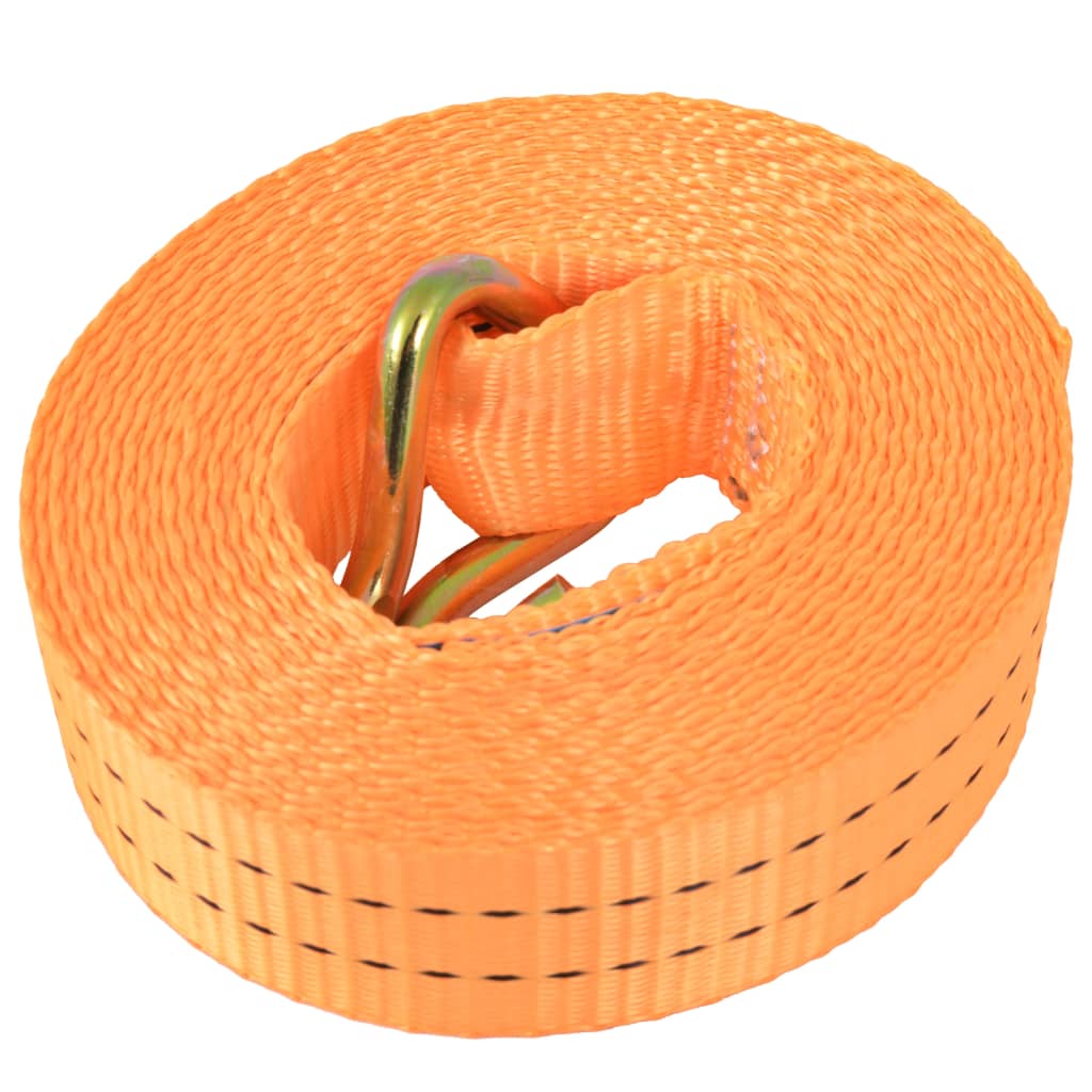 Thumbnail - vidaXL Ratschen-Spanngurte 10 Stk. 1 Tonne 6m×38mm Orange