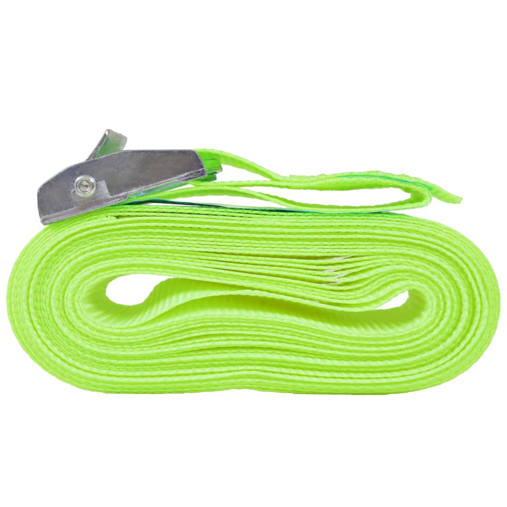 Thumbnail - vidaXL Spanngurte 10 Stk. 0,25 Tonnen 5m×25mm Neongrün