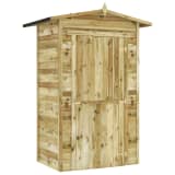 vidaXL Abrigo de arrumação para jardim 150x100x210 cm pinho impregnado