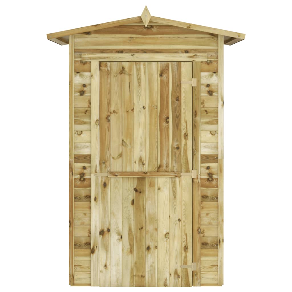 vidaXL Abri de stockage de jardin Bois de pin imprégné