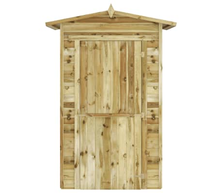 vidaXL Abri de stockage de jardin Bois de pin imprégné