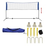 vidaXL sulgpallivõrk sulgpallidega 300 x 155 cm