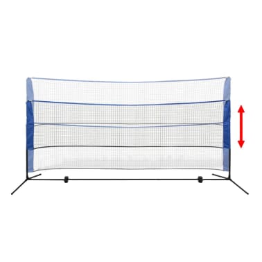 vidaXL Filet de Badminton avec Volants Ensemble de Filet de Badminton