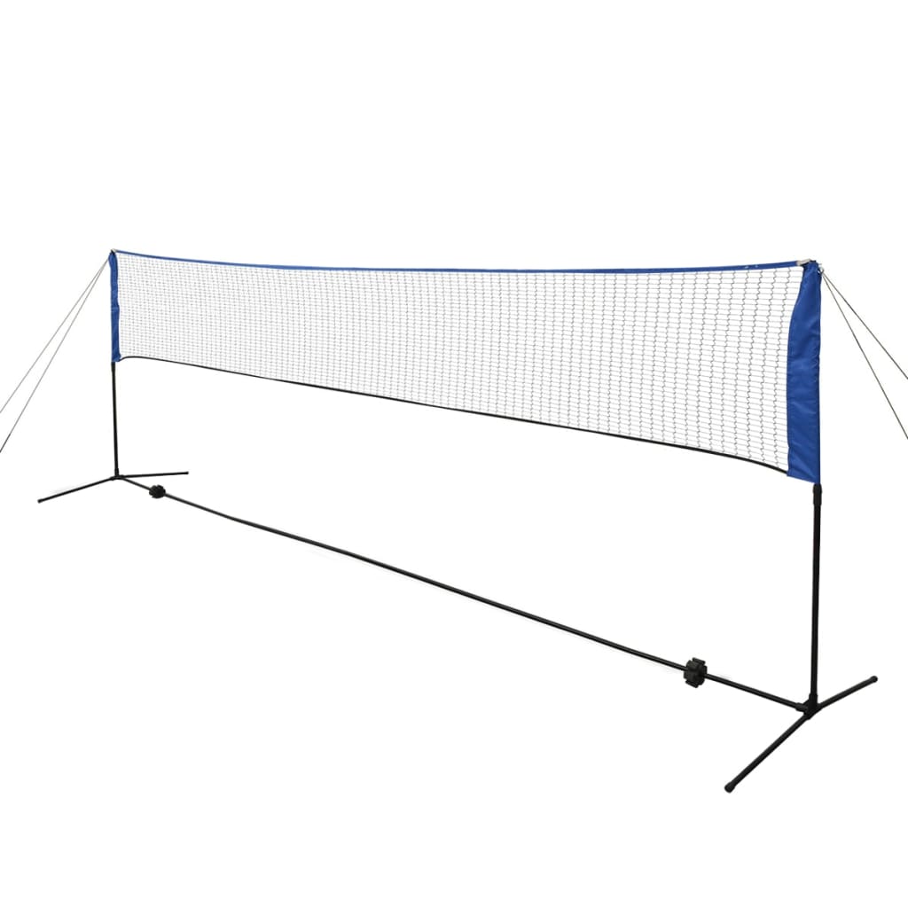 vidaXL Badminton net met shuttles 500x155 cm afbeelding