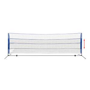Sada badmintonové sítě a košíčků, 500x155 cm - obrázek 4