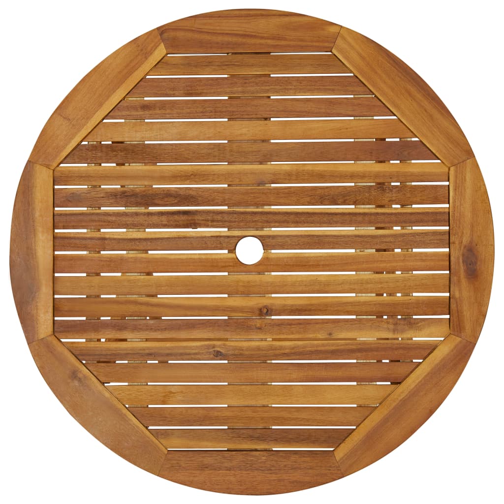 5 Piece Folding Outdoor Dining Set Solid Acacia Wood VidaXL 16 width=274