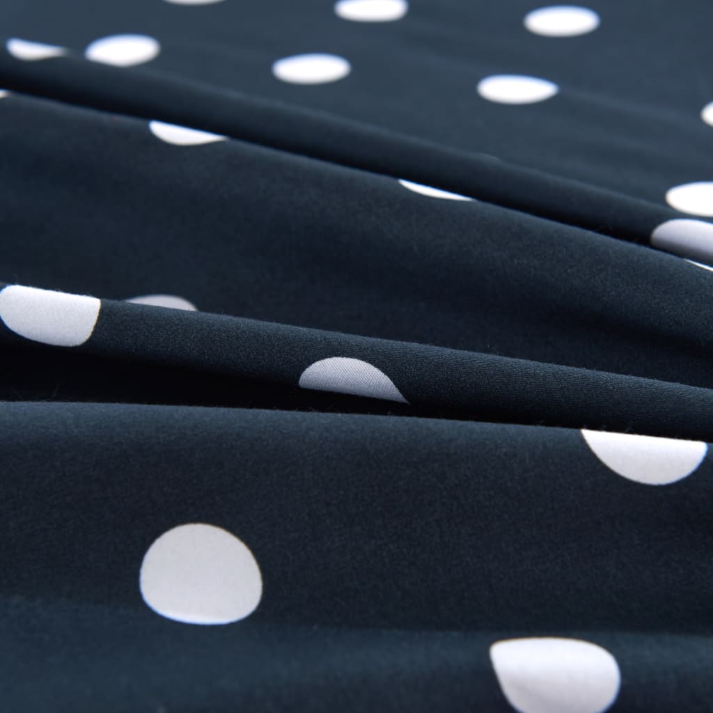 

vidaXL Dekbedovertrekset polkadotprint 140x220/60x70 cm