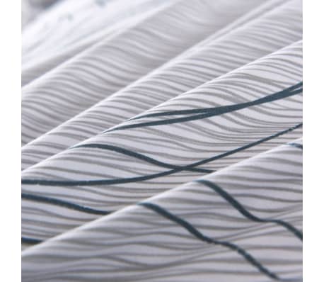 vidaXL Patalynės komplektas, apskritimų ra&scaron;tas, 155x220/80x80cm