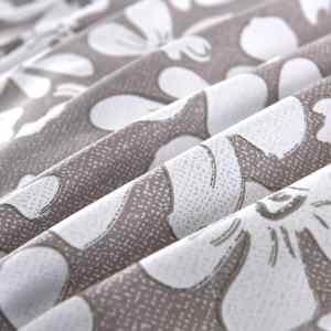 vidaXL Patalynės komplektas, gėlių ra&scaron;tas, 200x200/80x80cm