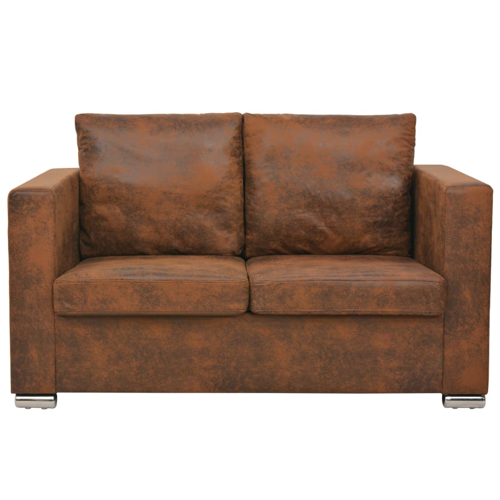 Thumbnail - vidaXL Sofa 2-Sitzer 137x73x82 cm Wildleder-Optik