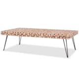 vidaXL Salontafel 120,5x60,5x35 cm echt hout