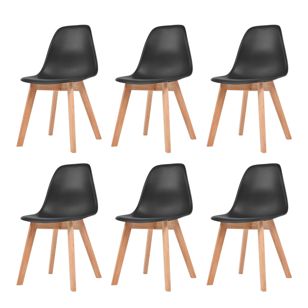 Lot de 6 chaises de salle à manger - Style contemporain Scandinave