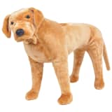 vidaXL Labrador di Peluche Giocattolo Marrone Chiaro XXL