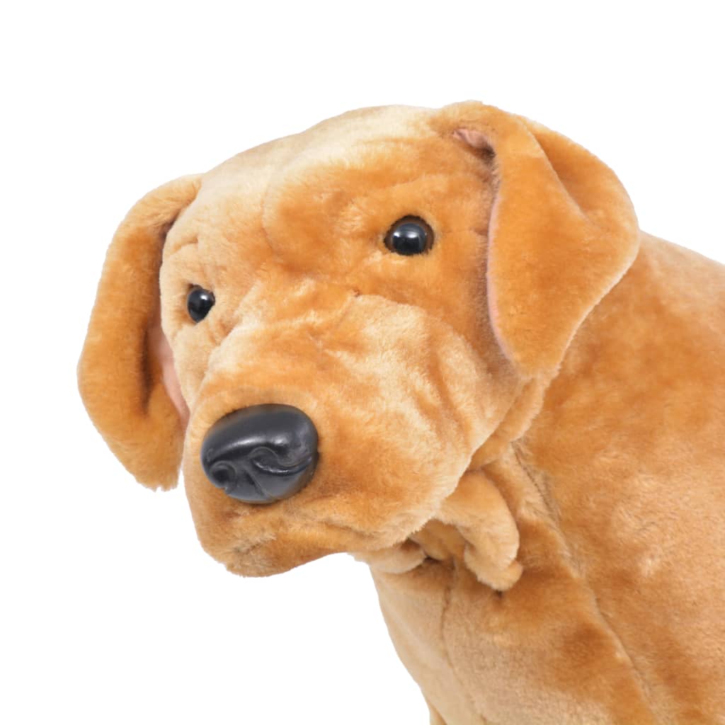 Thumbnail - vidaXL Plüschtier Hund Labrador Stehend Plüsch Hellbraun XXL