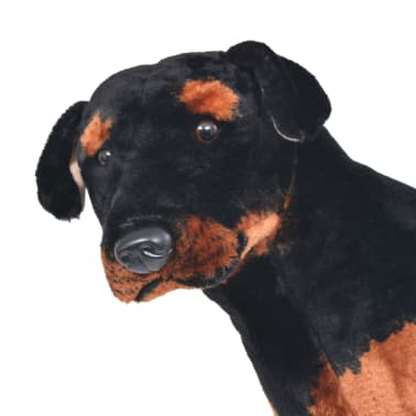 peluche chien rottweiler