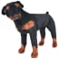  vidaXL fekete és barna álló rottweiler kutya plüssjáték XXL termék 2. képe