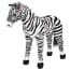  vidaXL fekete-fehér álló zebra plüssjáték XXL termék 2. képe