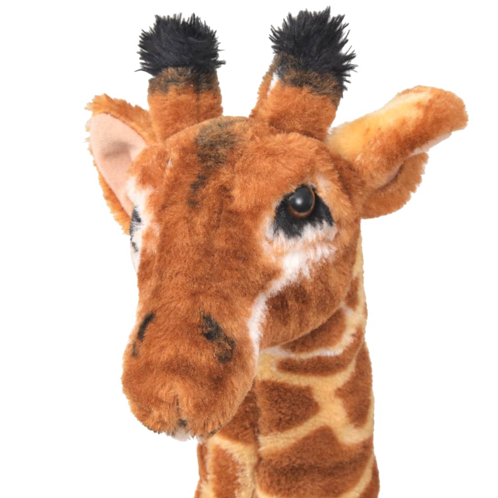 Thumbnail - vidaXL Plüschtier Giraffe Stehend Plüsch Braun und Gelb XXL