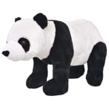 vidaXL Panda di Peluche Giocattolo Nero e Bianco XXL