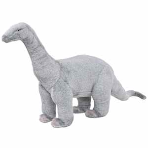 Stojící plyšová hračka dinosaurus brachiosaurus šedý XXL - obrázek 1