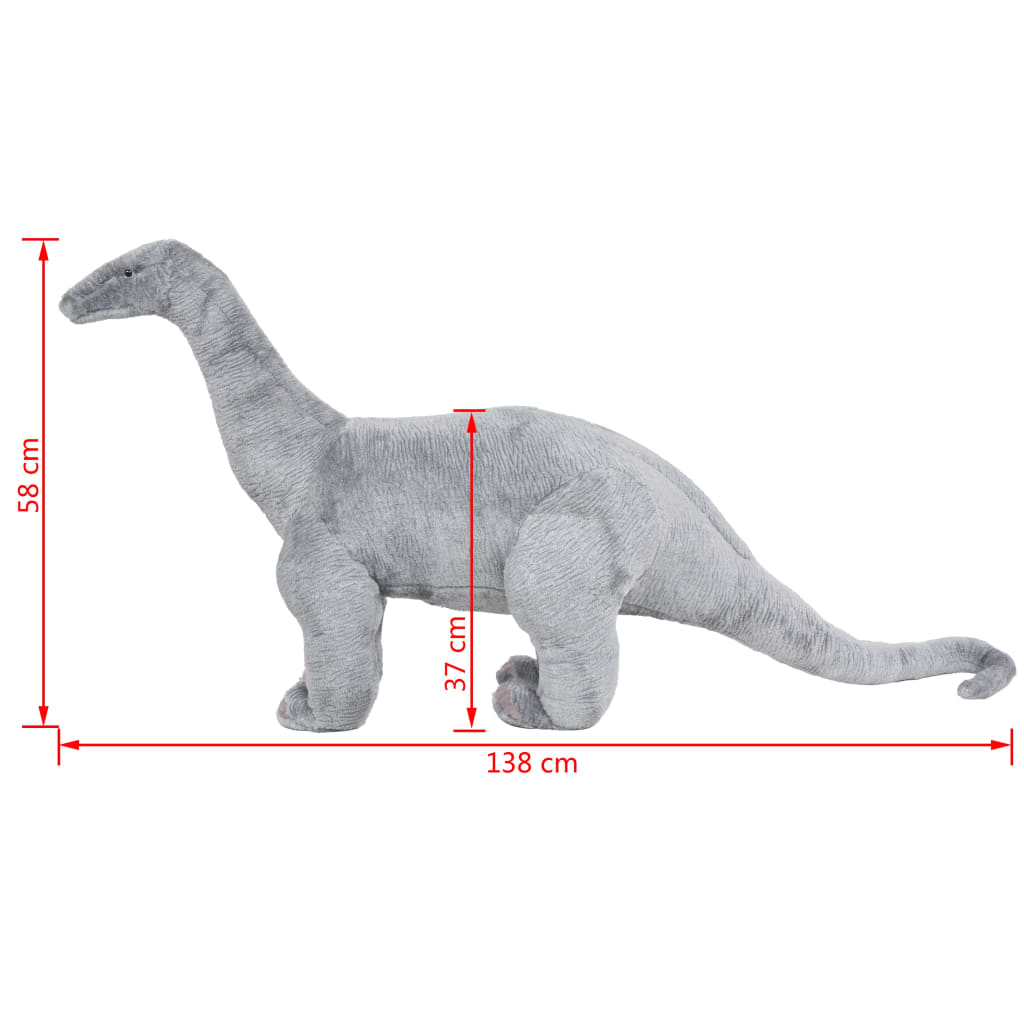  Stojaca plyšová hračka, dinosaurus Brachiosaurus, zelený XXL