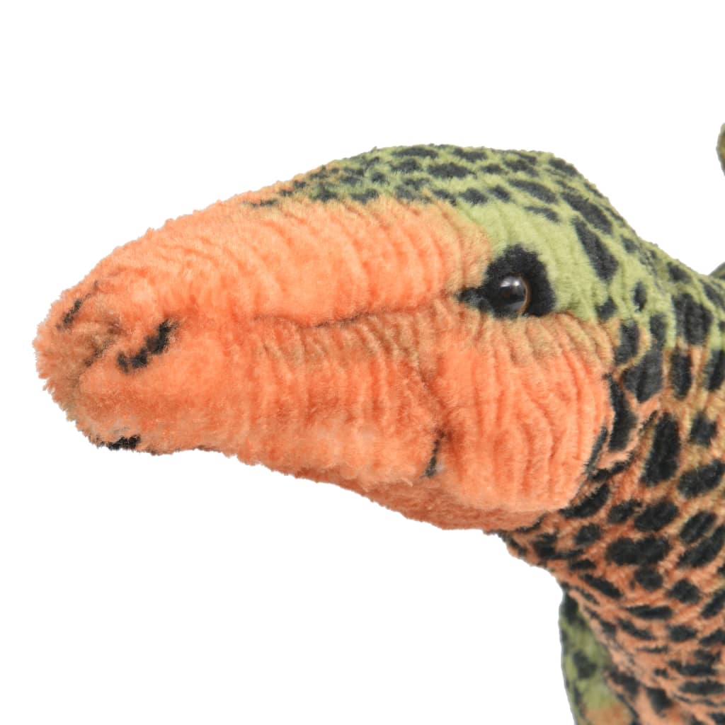 Zöld és narancs álló stegosaurusz plüssjáték XXL 
