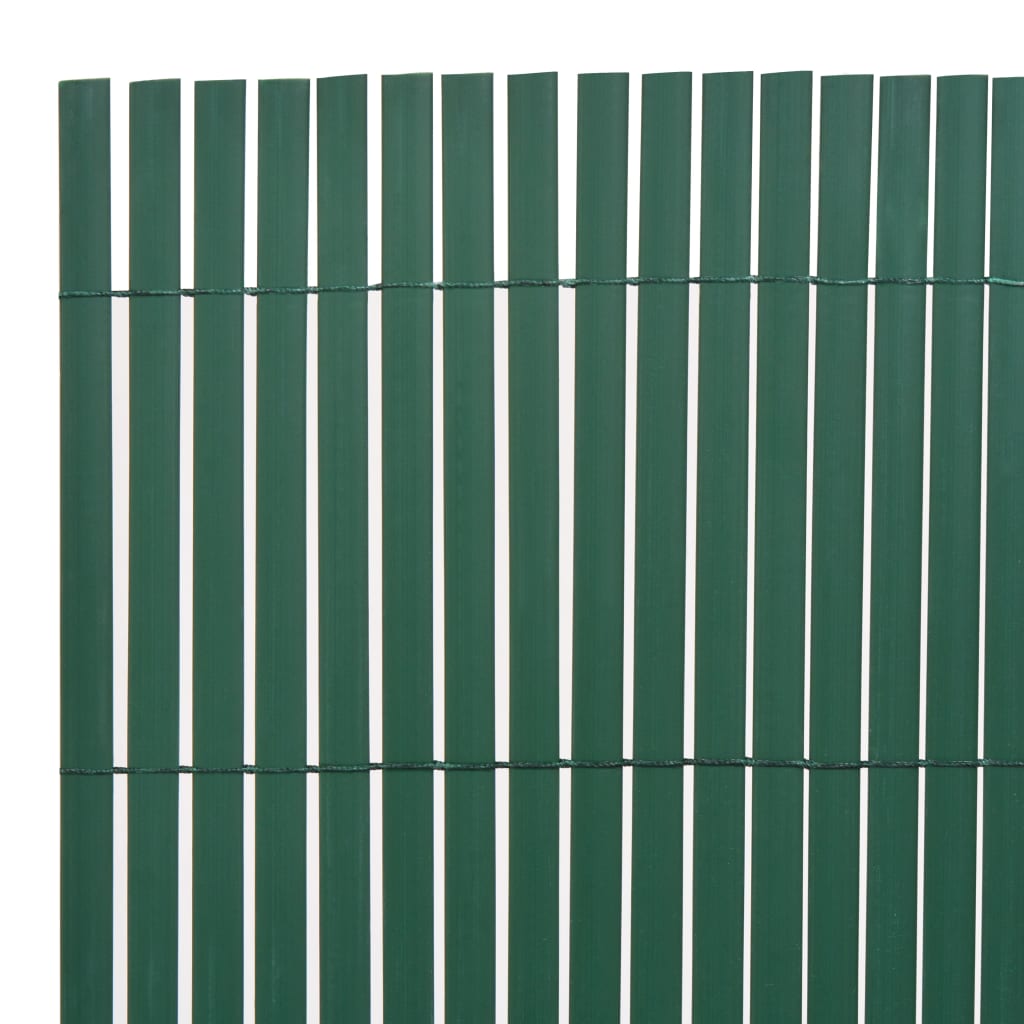  Obojstranný záhradný plot, PVC 90x300 cm, zelený