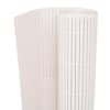 vidaXL kahepoolne piirdeaed 90 x 500 cm, valge