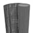  vidaXL szürke kétoldalas PVC kerti kerítés 90 x 500 cm termék 2. képe