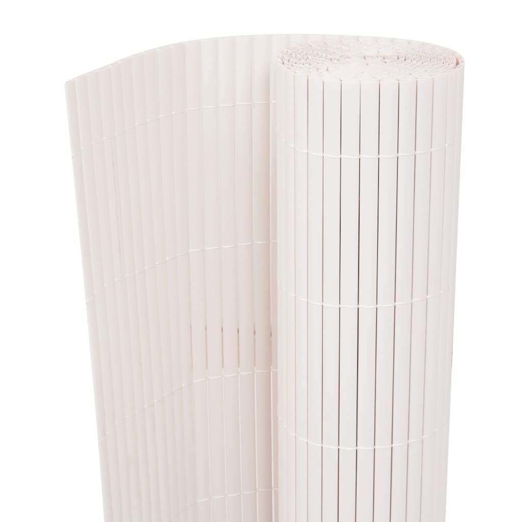 Kahepoolne aiapink PVC 150x500 cm Hall Valge PVC 150x500 cm