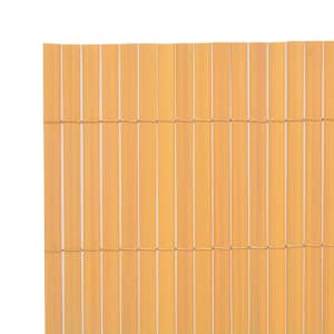 Zahradní plot Žlutá 150 x 500 cm PVC - obrázek 4