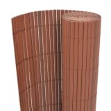 vidaXL Double-Sided Garden Fence 195x300 cm Brown