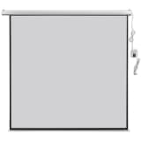 vidaXL Écran de projection électrique avec télécommande 200x200 cm 1:1