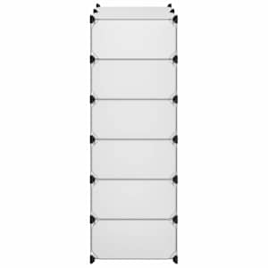 Organizér na boty se 12 přihrádkami, bílý - obrázek 5