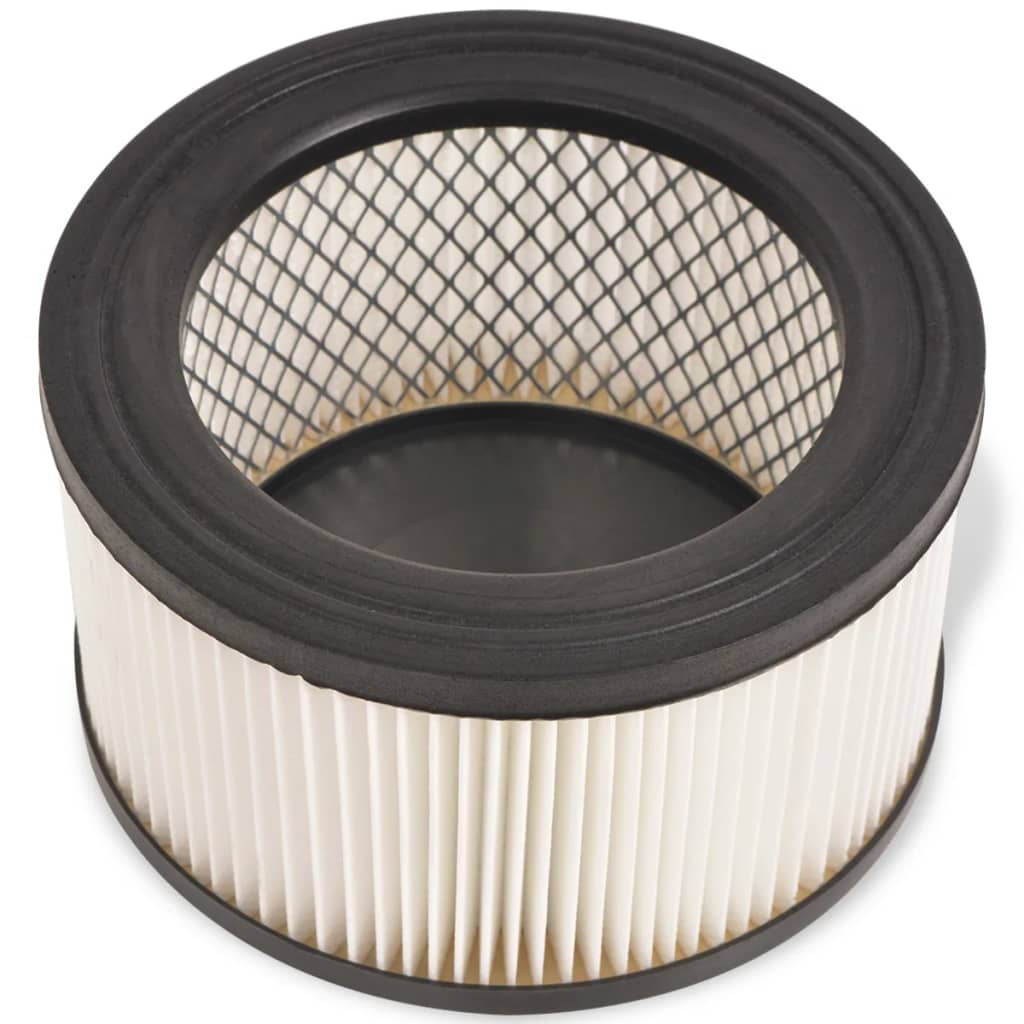 

vidaXL HEPA filters voor asstofzuiger wit en zwart 6 st